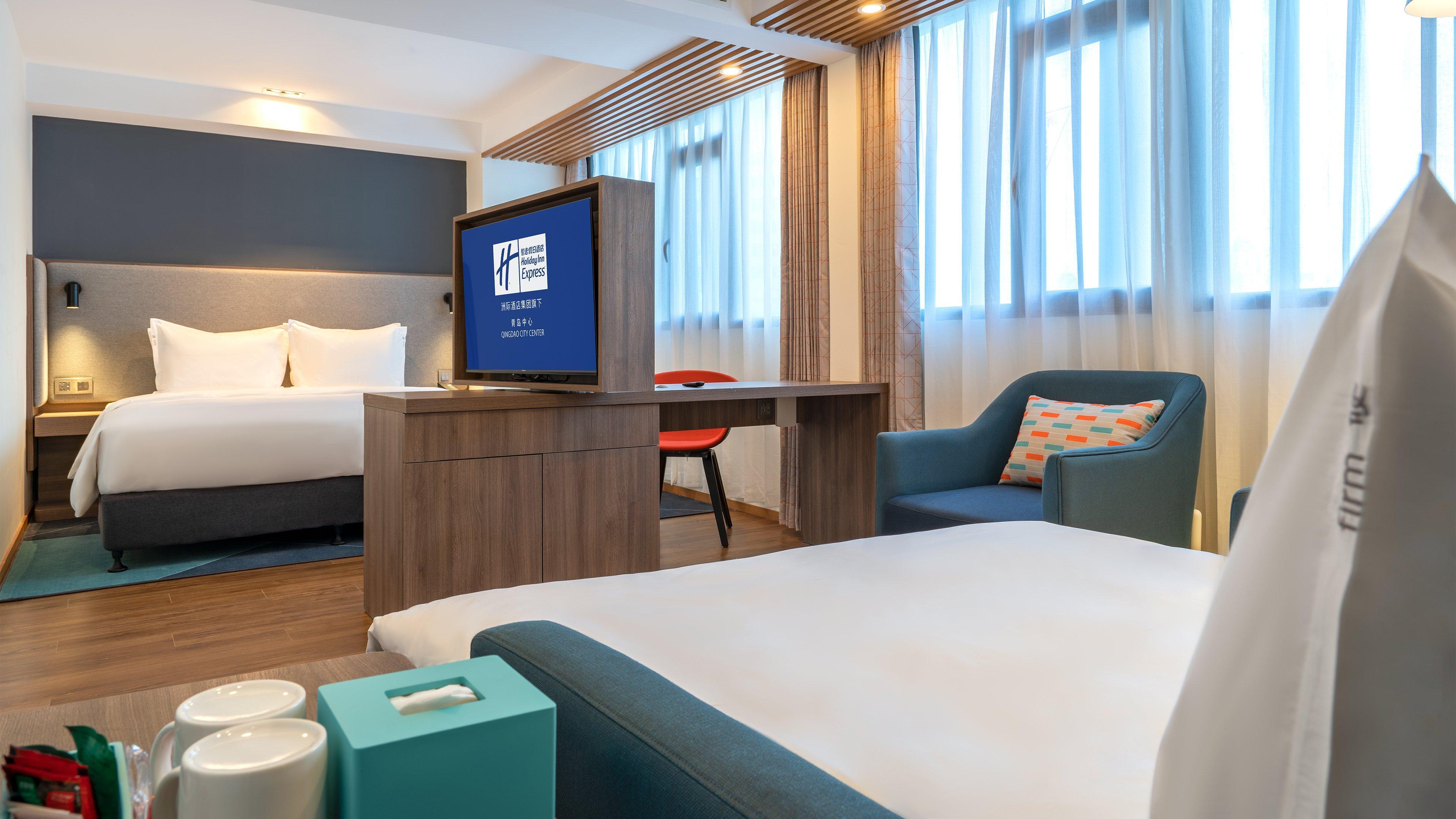 Holiday Inn Express Qingdao City Center By Ihg Exterior foto